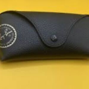 Ray-Ban original sunglass case snaps in front so soft leather